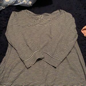 Vintage soft loft striped long sleeve shirt L NYC